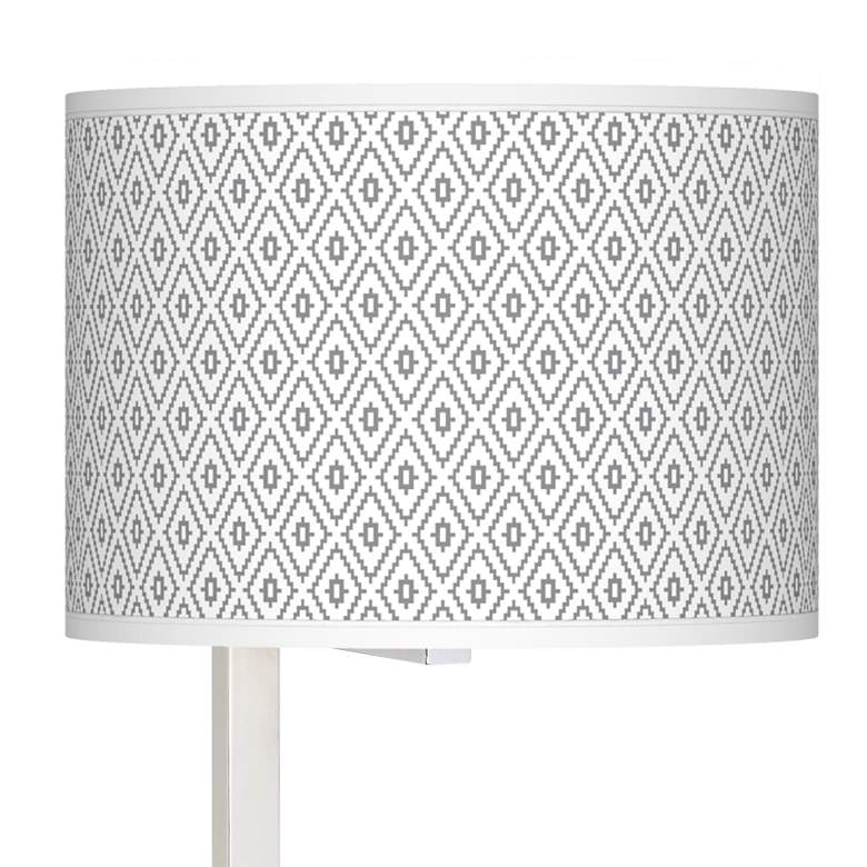 Image 2 Diamonds Glass Inset Table Lamp more views