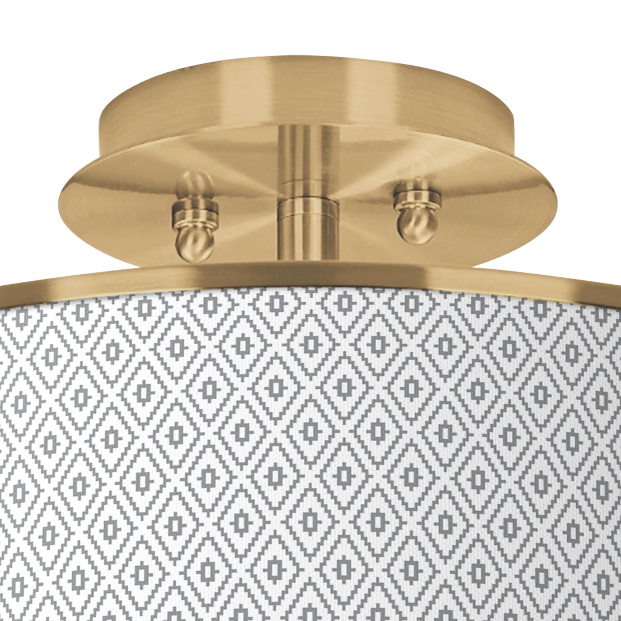 Image 2 Diamonds Gold 14" Wide Ceiling Light more views