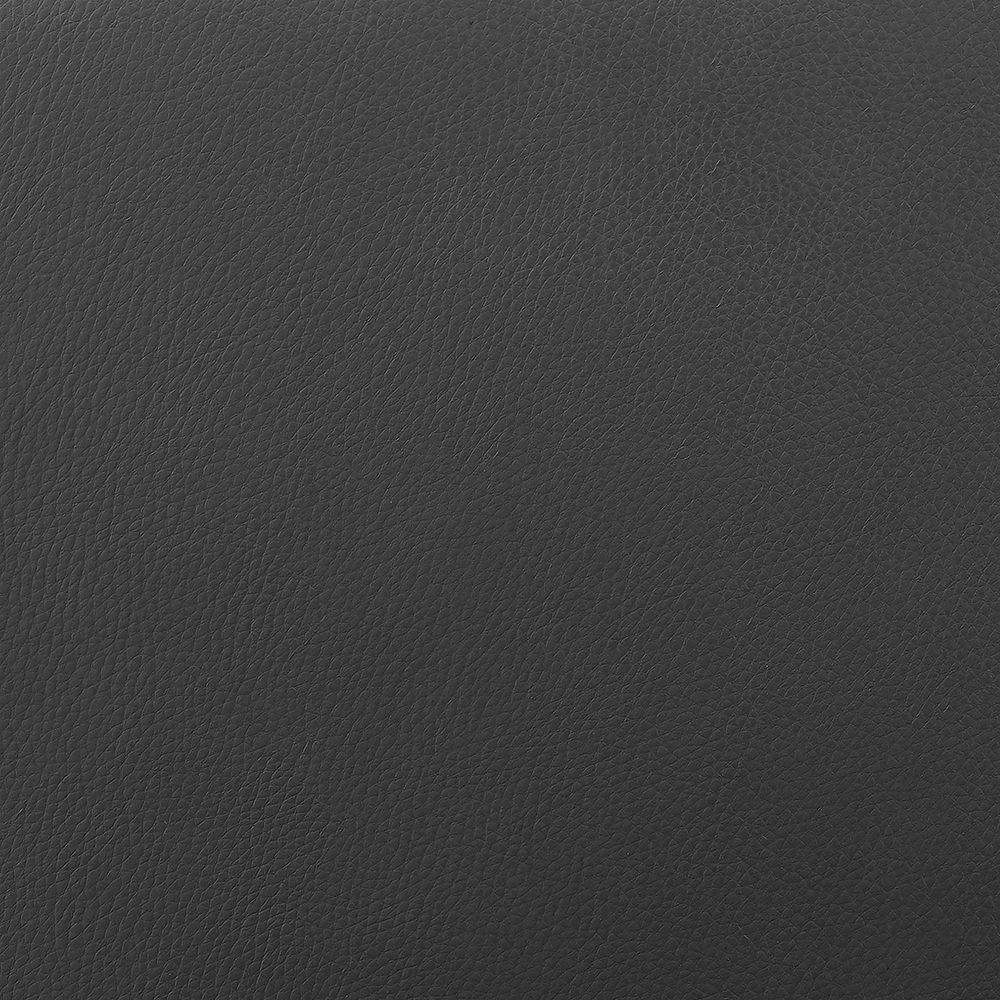 Diana 25 3/4" Walnut Black Faux Leather Swivel Counter Stool