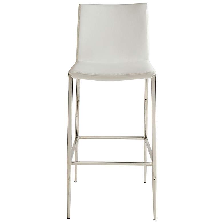 Image 5 Diana 29 1/2" White Leatherette Bar Stool more views
