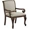 Diana Beige Upholstered Accent Chair