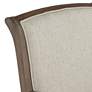 3_Diana Beige Upholstered Wood Arm Traditional Accent Chair more views