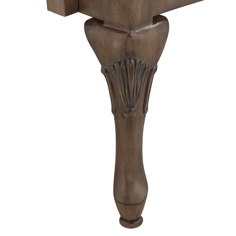 Image 5 Diana Beige Upholstered Wood Arm Traditional Accent Chair more views