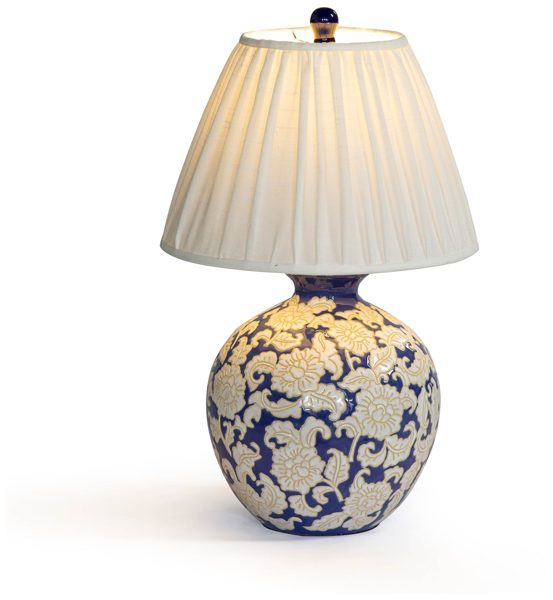 Image 3 Diana Blue & White Table Lamp more views