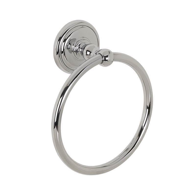 Image 1 Diana Collection Polished Chrome Finish Towel Ring