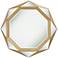 Diana Gold Geometric 41" Wide Modern Wall Mirror