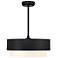 Diana LED Fan D'Lier in Matte Black