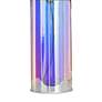 3_Diana Margot Iridescent Pink Glass Accent Table Lamp more views
