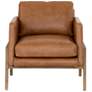 Diana Sonoma Butterscotch Top Grain Leather Accent Chair