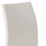 2_Diana White Faux Leather Dining Chairs Set of 2 more views