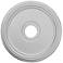 Diane 18" Wide Primed Round Profile Chandelier Ceiling Medallion