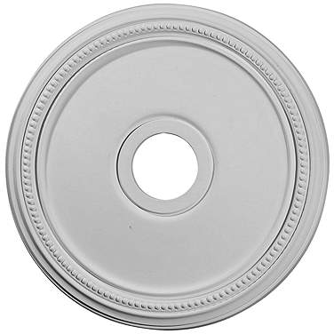 Diane 18" Wide Primed Round Profile Chandelier Ceiling Medallion