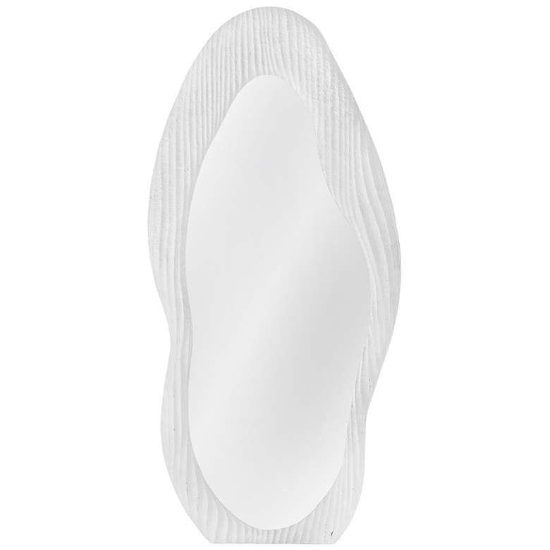 Image 1 Dianne 19" x 40" Matte White Wall Mirror