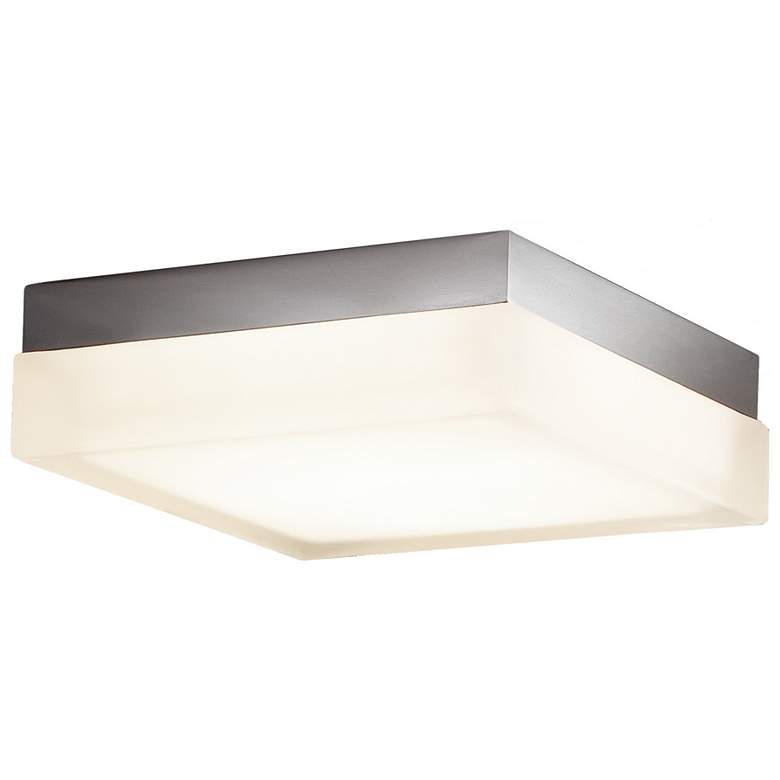 Image 1 Dice 2.38 inchH x 6 inchW 1-Light Flush Mount in Brushed Nickel