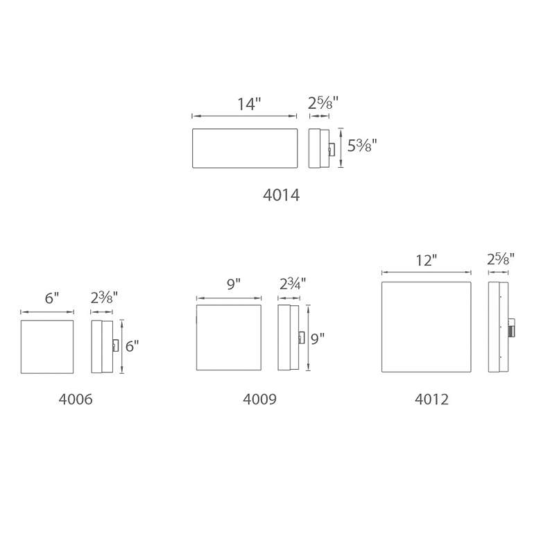 Image 4 Dice 2.38"H x 6"W 1-Light Flush Mount in Brushed Nickel more views