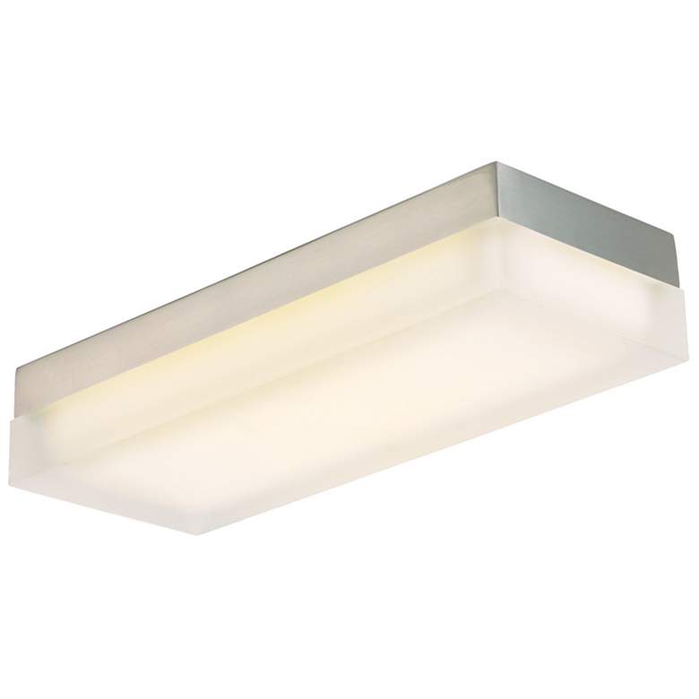 Image 1 Dice 2.63 inchH x 5.38 inchW 1-Light Flush Mount in Brushed Nickel