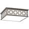 Dickinson 15 3/4" Wide Antique Silver Ceiling Light