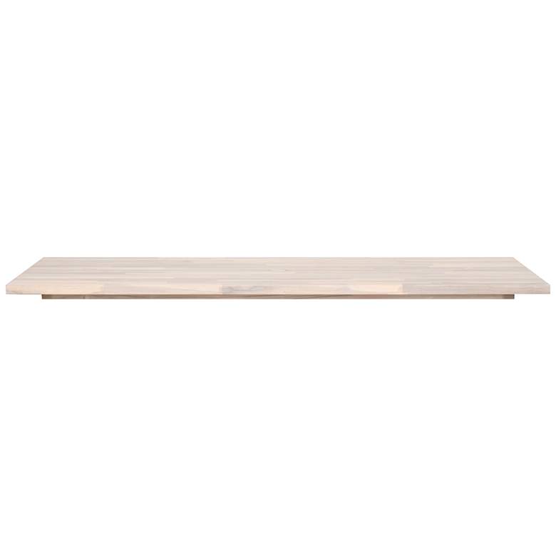 Image 1 Diego 86 1/2" Wide Gray Teak Wood Outdoor Dining Table Top