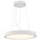 Digby 22" Wide Integrated LED Chandelier - Matte White