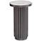 Dillon 24' Tall Aluminum/Marble Accent Table