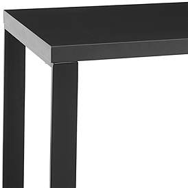 Image2 of Dillon 47 1/4" Wide Matte Anthracite and Black Desk more views