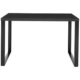 Image5 of Dillon 47 1/4" Wide Matte Anthracite and Black Desk more views