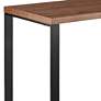 2_Dillon 47 1/4" Wide Walnut and Matte Black Writing Desk more views