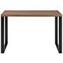 3_Dillon 47 1/4" Wide Walnut and Matte Black Writing Desk more views