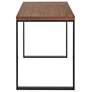 4_Dillon 47 1/4" Wide Walnut and Matte Black Writing Desk more views