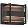 Dillon 6.5" High Black Bi.Directional Outdoor LED Wall Mount