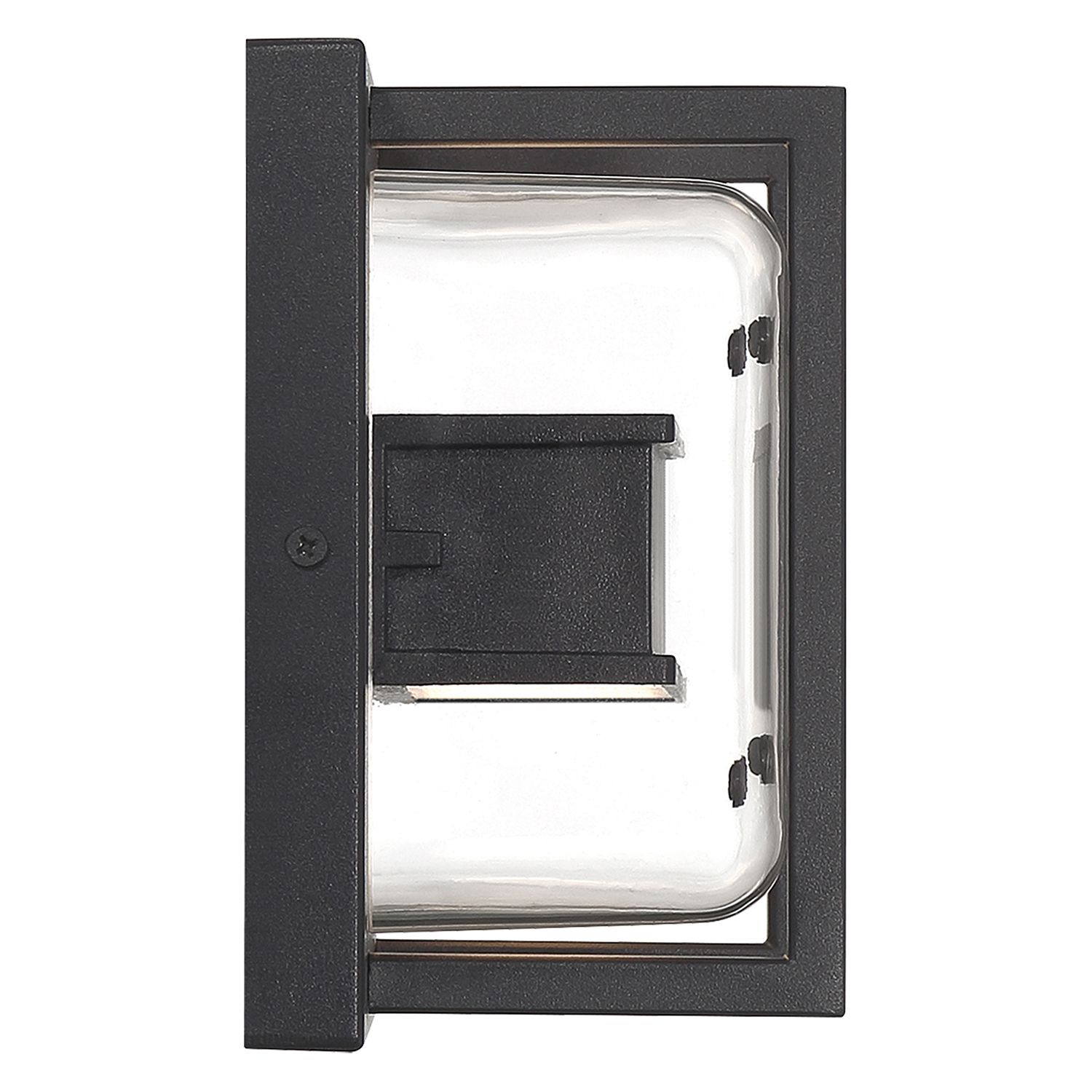 Image 5 Dillon 6.5" High Black Bi.Directional Outdoor LED Wall Mount more views