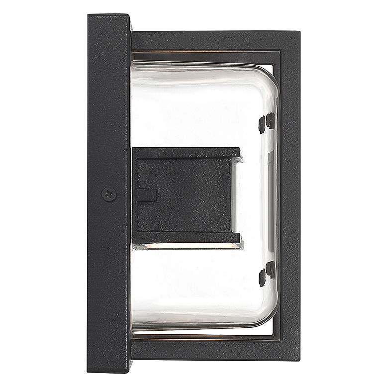Image 5 Dillon 6.5" High Black Bi.Directional Outdoor LED Wall Mount more views