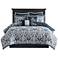 Dillon Navy Medallion 8-Piece Comforter Bed Set