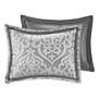 Thumbnail4 of Dillon Silver Medallion 8-Piece Cal King Comforter Bed Set more views