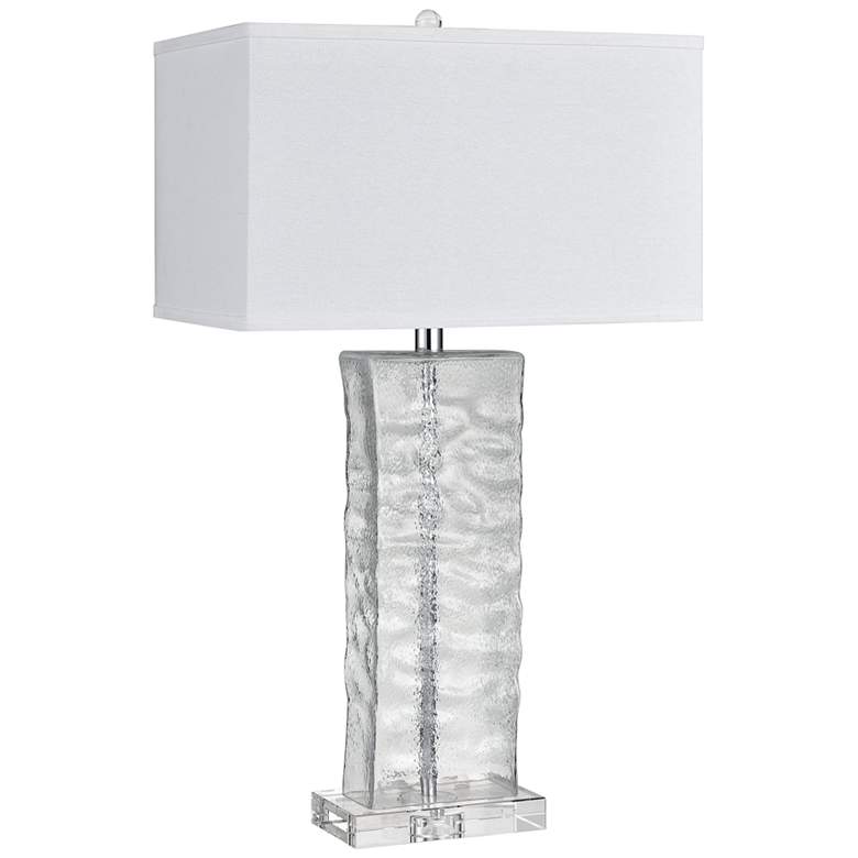 Image 1 Dimond Arendell Clear Glass Column Table Lamp