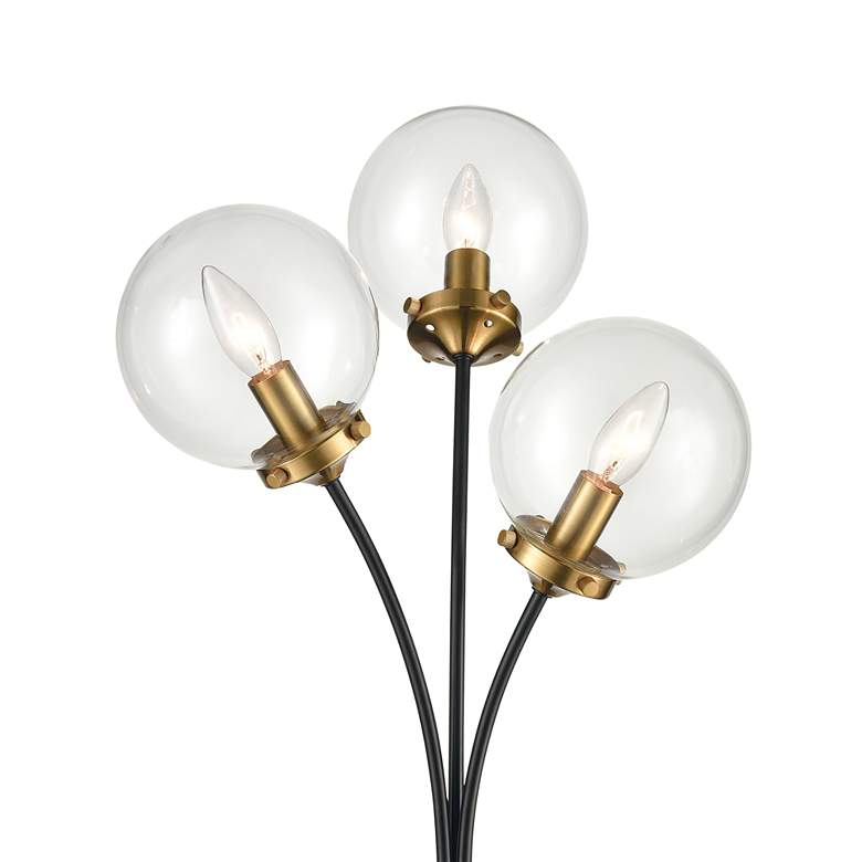 Image 3 Dimond Boudreaux Matte Black Metal 3-Light LED Table Lamp more views