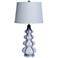 Dimond Bowered White Earthenware Table Lamp