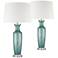 Dimond Calabar White and Gray Earthenware Table Lamps Set of 2