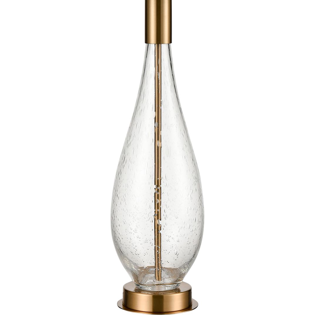 clear bubble glass lamp