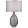 Dimond Clothilde Gray Glaze Ceramic Table Lamp