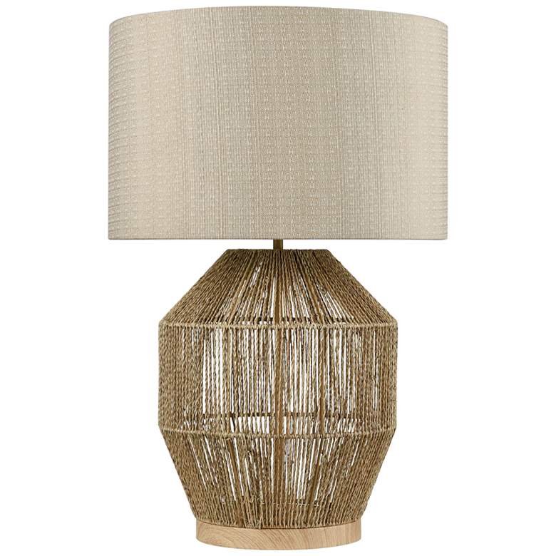 Image 2 Dimond Corsair 24 inch High Natural Hand-Woven Rope Table Lamp