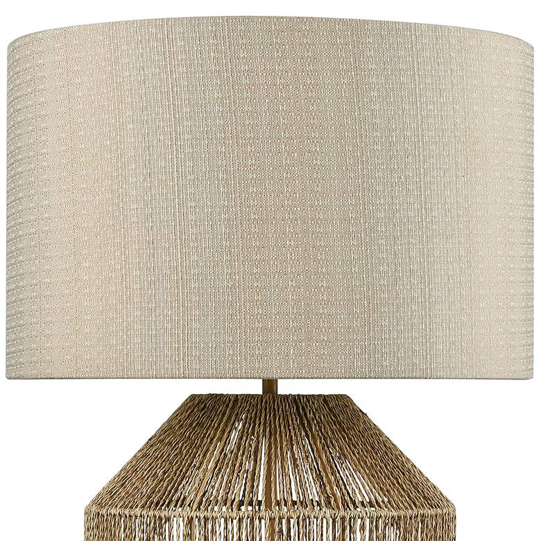 Image 3 Dimond Corsair 24" High Natural Hand-Woven Rope Table Lamp more views