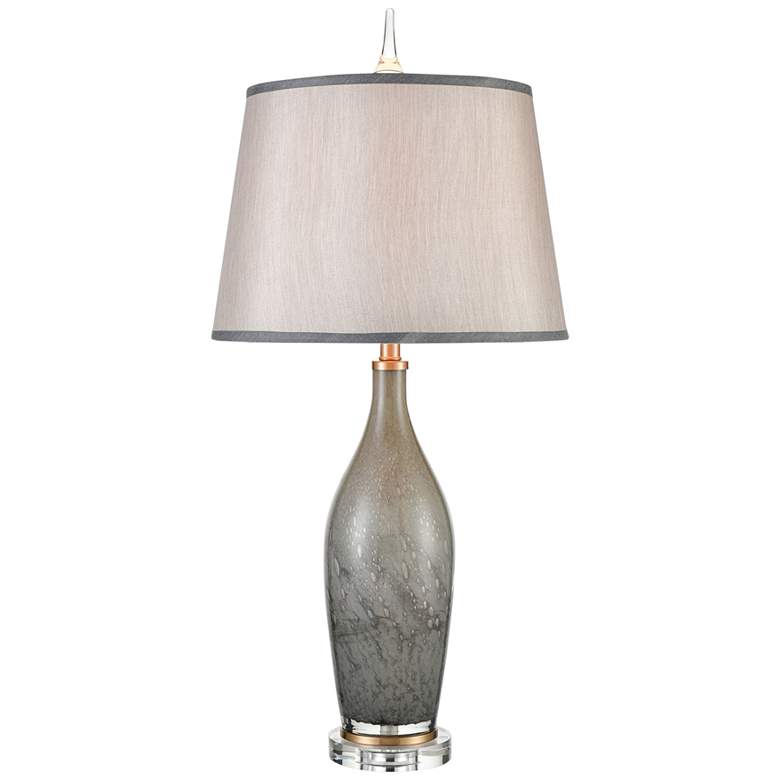 Image 1 Dimond Eon Gray Glass Vase Table Lamp
