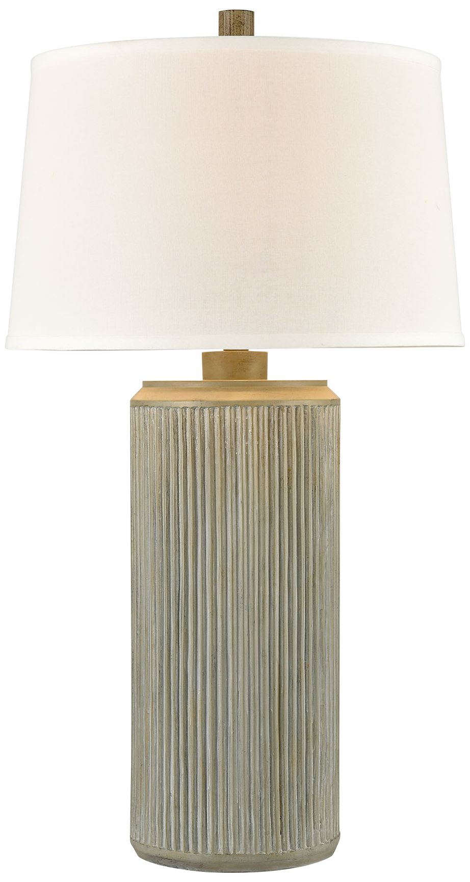 polished concrete table lamp