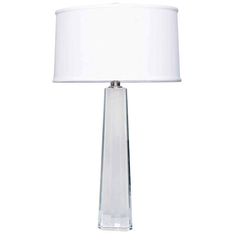 Image 2 Dimond Faceted Column 32 inch Clear Crystal Table Lamp