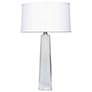 Dimond Faceted Column 32" Clear Crystal Table Lamp