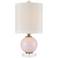 Dimond Fay Pale Pink Crystal Glass Accent Table Lamp