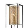 Dimond Gavia 60" Black and Antique Gold Rectangular Floor Lamp