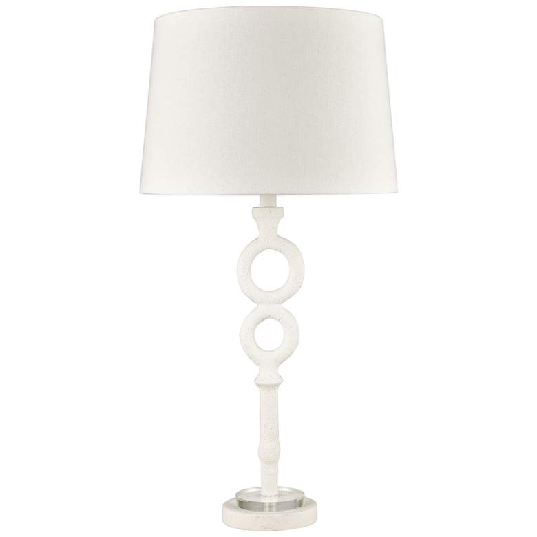 Image 2 Dimond Hammered Home 33" Modern White Table Lamp