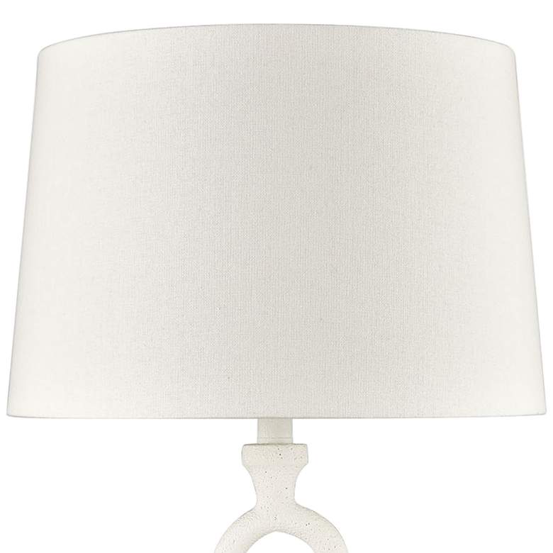 Image 3 Dimond Hammered Home 33" Modern White Table Lamp more views